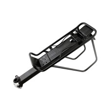 Багажник 24-28" на подседельный штырь, QR TYPE консольного типа (25.4-31.8mm) с пружиной, алюминиевый черный 364 KAGAMI (Тайвань)