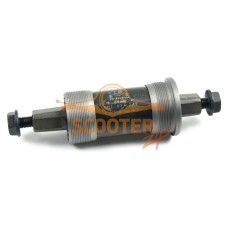 Каретка велосипедная B910BK 1.37"x24T R/L, 68мм x 110.5мм, под квадрат (болт) с подшипниками