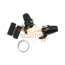 Шифтеры (круговые) (SL-RS35) 3-7 скоростей d-22, 2мм с грипсами (1500х19х1.1мм/2050х19х1.1мм)
