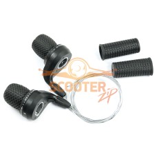 Шифтеры (круговые) (SL-TX30) 3-6скоростей Ø 22, 2мм с грипсами, (1500х19х1.1мм/2050х19х1.1мм)