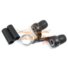 Шифтеры (круговые) (SL-TX30) 3-8скоростей Ø 22, 2мм с грипсами, (1500х19х1.1мм/2050х19х1.1мм)